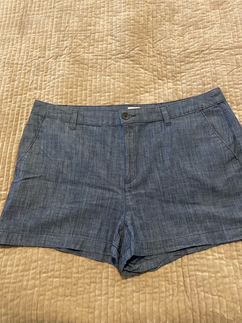 a new day Light Blue Women's Chambray Jean Shorts